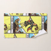 ライダーウェイテタロット専攻のアルカナザフール バスタオルセット (ハンドタオル)