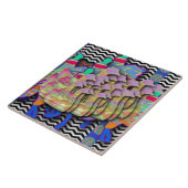 ライダーウマ科のと野生動物のアヒルの不気味な タイル (側面)