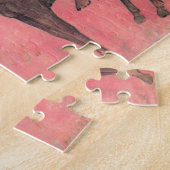 ライダーズオンビーチゴーギンタヒティ絵画アンピープルズ ジグソーパズル (側面)