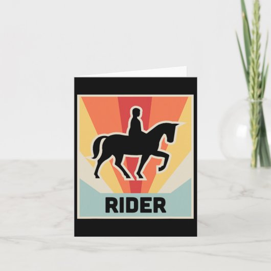 ライダーヴィンテージ乗馬 カード (正面)