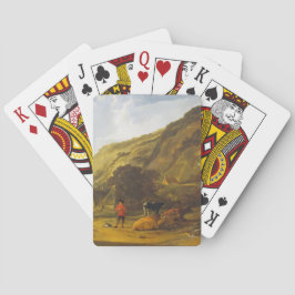 ライダー付きの川の風景Aelbert Cuyp トランプ