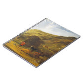 ライダー付きの川の風景Aelbert Cuyp ノートブック (左側)