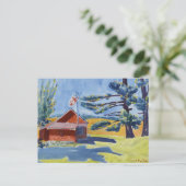 ライダー・オールド・スクールハウス | ジョージ・ルークス ポストカード (スタンド正面)