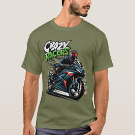 ライダーmans tシャツモトバイクもしくは自転車に乗る人ライフスタイル tシャツ