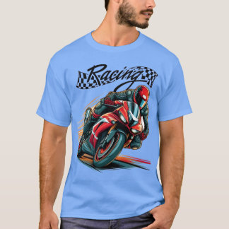 ライダーmans tシャツモトバイクもしくは自転車に乗る人ライフスタイル tシャツ