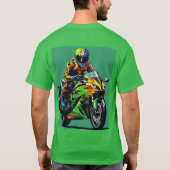 ライダーTシャツ Tシャツ (裏面)