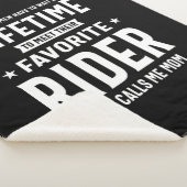 ライダ誇りを持ったー選手の素晴らし母親 シェルパブランケット (3/4)