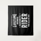 ライダ誇りを持ったー選手の素晴らし母親 タペストリー (正面)