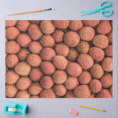 ライチまたはリチフルーツビーガンとベジタリアンギフト 薄葉紙 (クラフト)