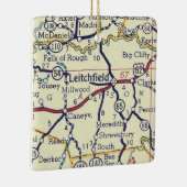 ライチフィールドKYヴィンテージマップ セラミックオーナメント (右)