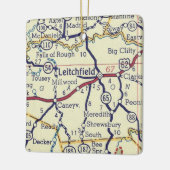 ライチフィールドKYヴィンテージマップ セラミックオーナメント (左)