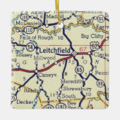 ライチフィールドKYヴィンテージマップ セラミックオーナメント (正面)