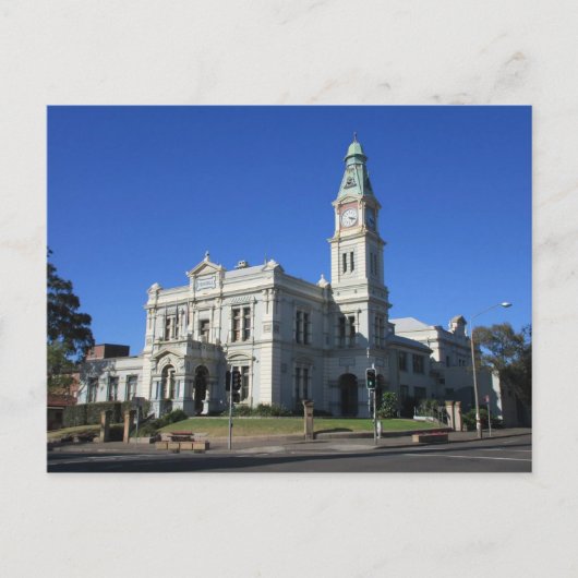 ライチャードタウンホールポストカード ポストカード (正面)