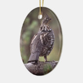 ライチョウ セラミックオーナメント (左)