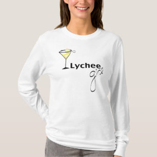 ライチーマルティーニガールTシャツフード付きスウェットシャツ Tシャツ