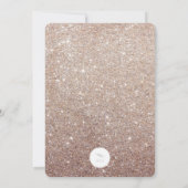 ライツきらめくシックグリッターホリデーパーティー招待状 招待状 (裏面)