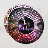 ライツきらめくシックフェミニンナイトパーティー 招待状 (正面/裏面)