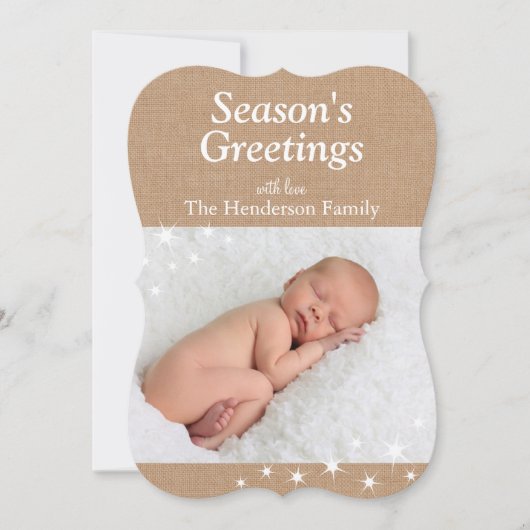 ライツきらめくホリデーフォトカード シーズンカード (正面)