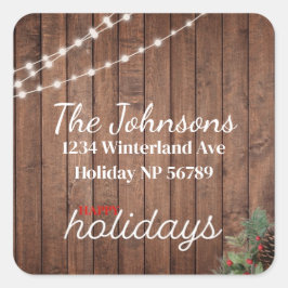 ライツきらめくホリーダークウッド住所 シール