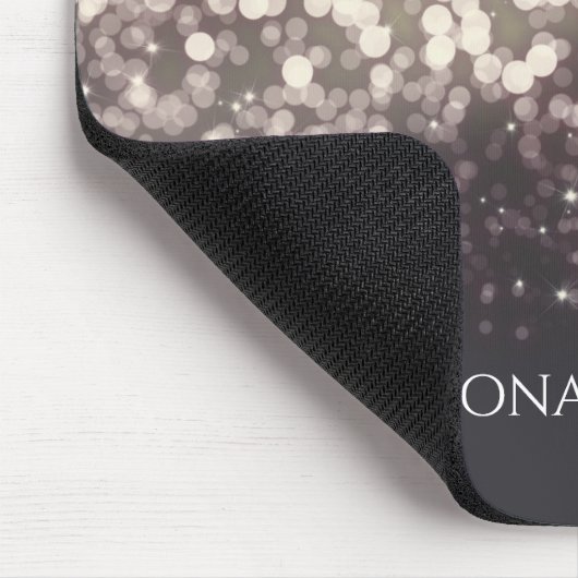 ライツきらめくロマンチックなグレモダングラマー マウスパッド (コーナー)