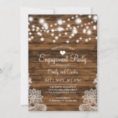 ライツウッドアンドレース婚約パーティ招待状 招待状 (正面)