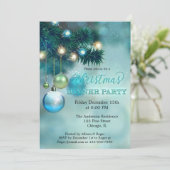 ライツエレガントきらめくクリスマスディナーパーティー 招待状 (スタンド正面)