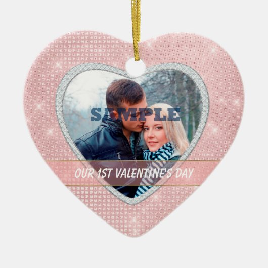 ライツエレガントラファースト・バレンタインオーナメント セラミックオーナメント (正面)