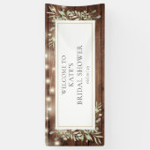 ライツグリーン素朴リーブライダルシャワーへようこそ 横断幕 (縦)