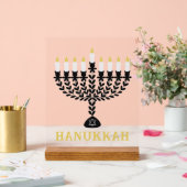 ライツシンプルフェスティバル（ユダヤ教）メノラーハヌカー アクリルサイン (ウェディング)