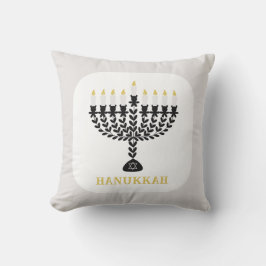 ライツシンプルフェスティバル（ユダヤ教）メノラーハヌカー クッション