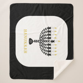 ライツシンプルフェスティバル（ユダヤ教）メノラーハヌカー シェルパブランケット