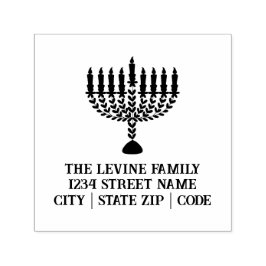 ライツシンプルフェスティバル（ユダヤ教）メノラーハヌカー セルフインキングスタンプ