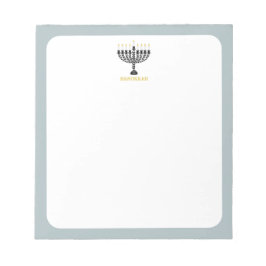 ライツシンプルフェスティバル（ユダヤ教）メノラーハヌカー ノートパッド