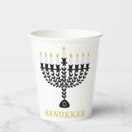ライツシンプルフェスティバル（ユダヤ教）メノラーハヌカー 紙コップ