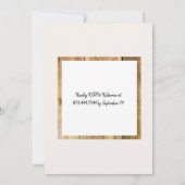 ライツバック素朴ヤードチャイルドバースデーパーティー 招待状 (裏面)