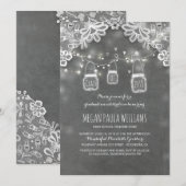 ライツメイソンジャースレース素朴卒業パーティー 招待状 (正面/裏面)