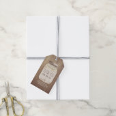 ライツメイ素朴ンジャールレースウッド ギフトタグ (より糸付き)