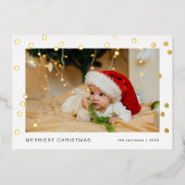 ライツモダンフォトフォイルホリデーカード 箔シーズンカード (正面)