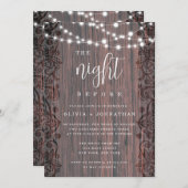 ライツレース素朴リハーサルディナー招待状 招待状 (正面/裏面)