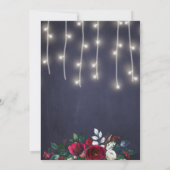 ライツ素朴ウィンターフローラクリスマスディナーパーティー 招待状 (裏面)