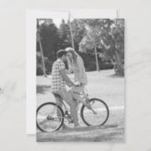 ライツ素朴ウッドフォトブライダルシャワー招待 招待状 (裏面)