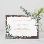ライツ素朴グリーンリハーサルディナー招待状 招待状 (スタンド正面)