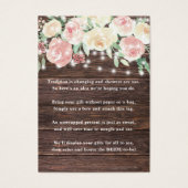 ライツ素朴ノーラップシャワー表示ギフトラベル (正面)