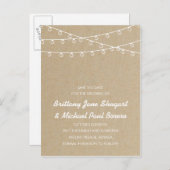 ライツ素朴ホワイト日付の保存 案内ポストカード (正面/裏面)