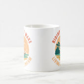 ライディングザウェイクザドリーム目覚め コーヒーマグカップ (中央)