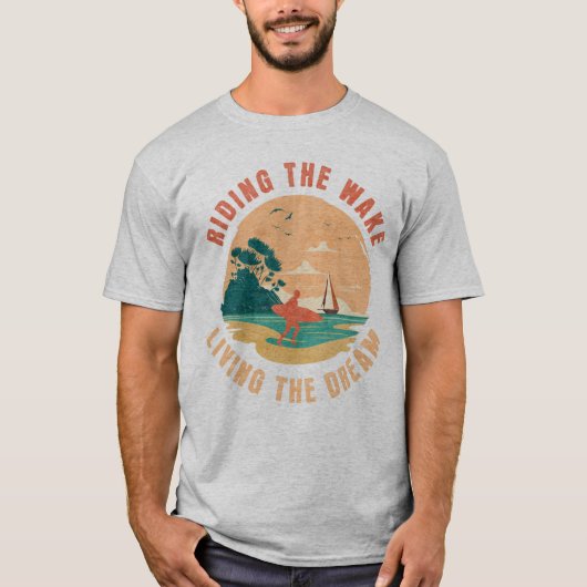 ライディングザウェイクザドリーム目覚め Tシャツ (正面)