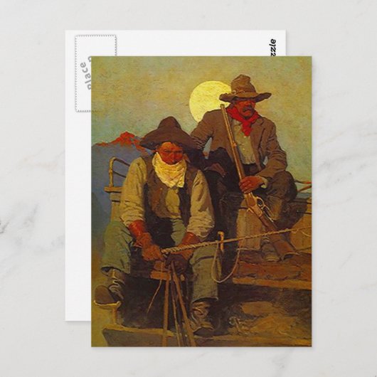 ライディングショットガンライダーズサイドシートウエスタンエスク ポストカード (正面/裏面)