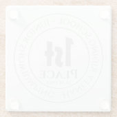 ライディングスクールショージャンプ第1位トロフィー賞 ガラスコースター (裏面)