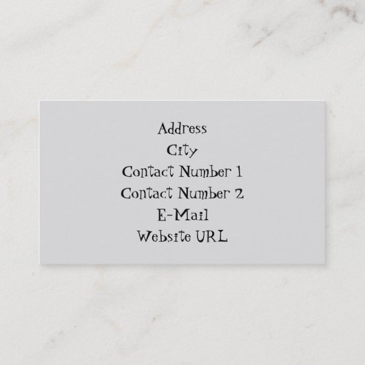 ライディングスクール 名刺 (裏面)