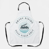 ライディングタイポグラフィを楽しむ エプロン (正面)